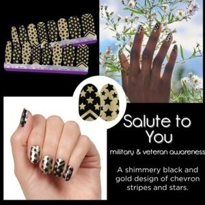 Color Street Salute To You Nail Polish Strips. New in package.